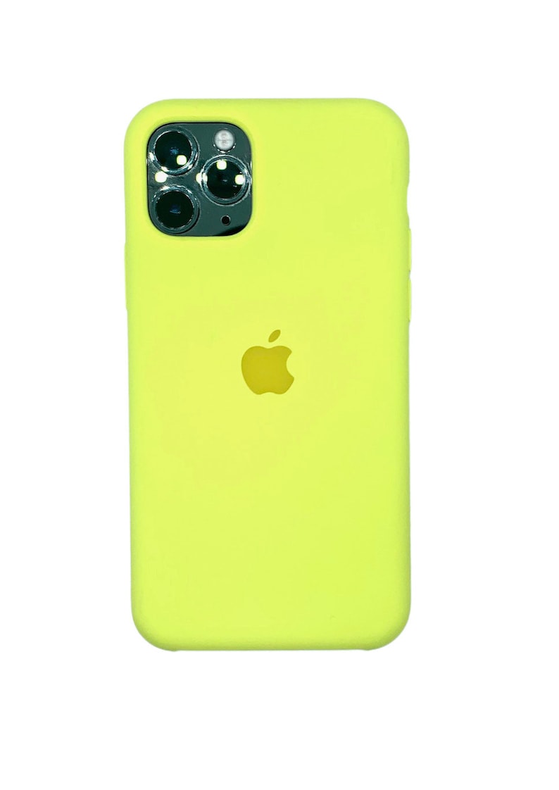 11 11Pro 11ProMax Cover protettive in silicone per modelli iPhone custodia design personalizzato Acquista almeno 2 articoli e ottieni uno sconto del 20% 29 Flash Yellow