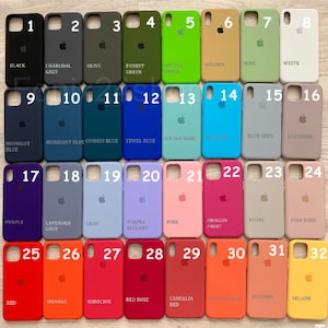 6 6s 7 8 7Plus 8Plus X Xr XsMax Fundas silicona para iPhones deseño por compra 2 o más obtenga 20% descuento imagen 2