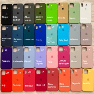 6 6s 7 8 7Plus 8Plus X Xr XsMax Fundas silicona para iPhones deseño por compra 2 o más obtenga 20% descuento imagen 3