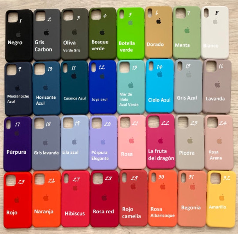 6 6s 7 8 7Plus 8Plus X Xr XsMax Fundas silicona para iPhones deseño por compra 2 o más obtenga 20% descuento imagen 3