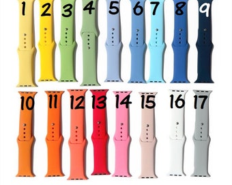 Silicone bands for Apple iWatches replacement straps for custom design decoration buy at least 2 any items and get 20% discount