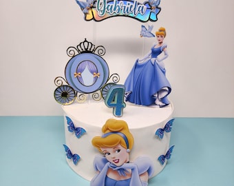 Cinderella Cake Topper / Princess Cinderella Cake Topper / Disney Princess Cake Topper