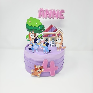 Bluey Cake Topper / Bluey and Bingo/ Bluey friends / Bluey Birthday / Bluey decoration