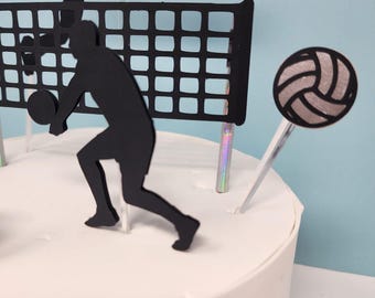 Volleyball Cake Topper