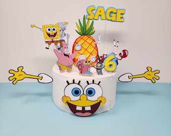 Sponge Bob Cake Topper