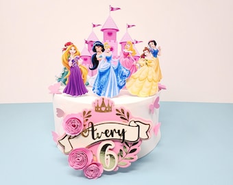 Princesses Cake Topper / Choose your princesses