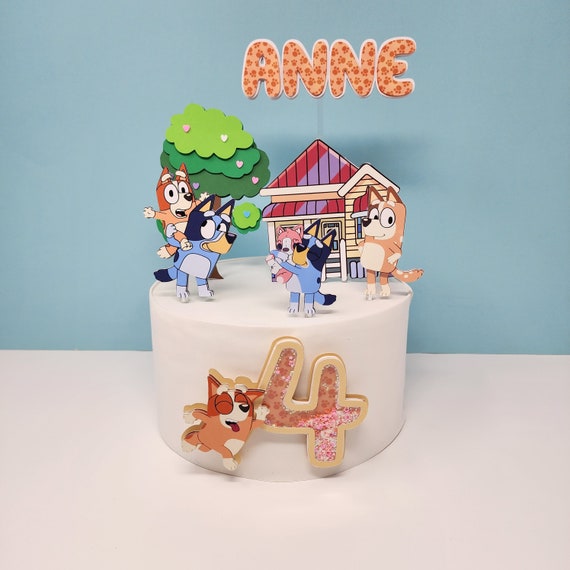 Bluey Cake Topper / Bluey and Bingo/ Bluey friends / Bluey Birthday / Bluey decoration