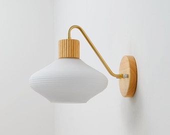 Bedside Wall Sconce Light, Bedroom Wall Lamp, Hotel Wall Light, Loft and Apartment Wall Lamp