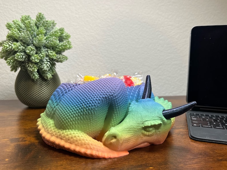 Sleepy Dragon Candy Dish / Planter image 2