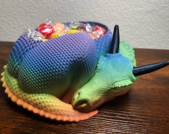 Sleepy Dragon Candy Dish / Planter