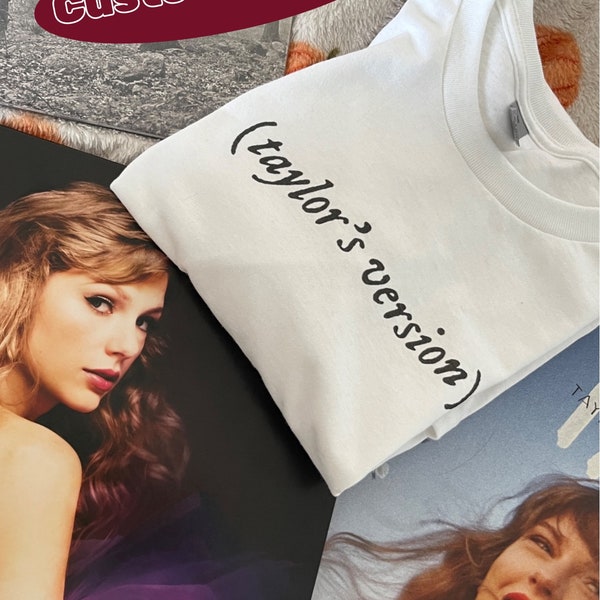 Taylor’s Version T-Shirt,Swiftie T-Shirt,Custom T-Shirt,Personalised Shirt,Taylor Swift T-Shirt,Eras Tour 2024,Fan Merch,Minimal,Unisex