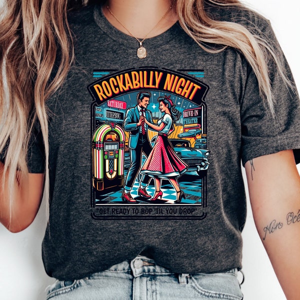 Rockabilly T-Shirt, Tshirt Cool, Shirt Ladys, Damen, Women