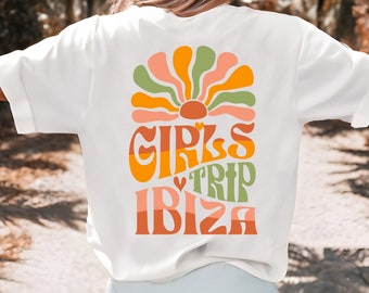 Meisjes Trip Shirt 2024, Meisjes T-shirt, Meisjes Vakantie, Ibiza 2024
