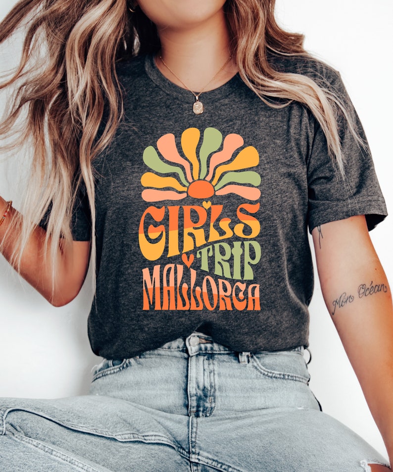 Girls Trip Shirt 2024, Girls T-Shirt, Mädels Urlaub, Mallorca, Malle 2024 Bild 3