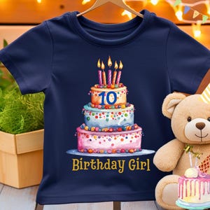 Birthday shirt customizable, Birthday T-Shirt, Birthday t-shirt, T-Shirt Birthday Children Birthday Girl