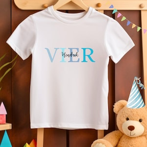Birthday shirt customizable, Birthday T-Shirt, Birthday t-shirt, T-Shirt Birthday Children Letters
