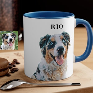 Pet Mug Using Pet Photo, Custom Dog mom mug, Personalized Pet Mug, Custom Pet Mug Using Own Photo. Dog Dad Mug, Personalized Cat Mom