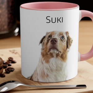 Pet Mug Using Pet Photo, Custom Dog mug, Personalized Pet Mug, Custom Pet Mug Using Own Photo. Dog Mom Mug, Personalized Cat Mom