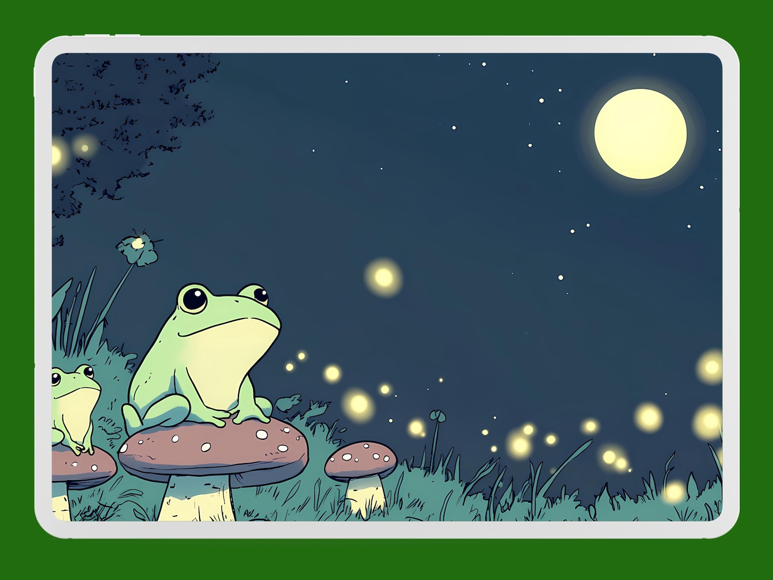Dark Night Frog Wallpapers Aesthetic Pastel Whimsical Wallpapers ...