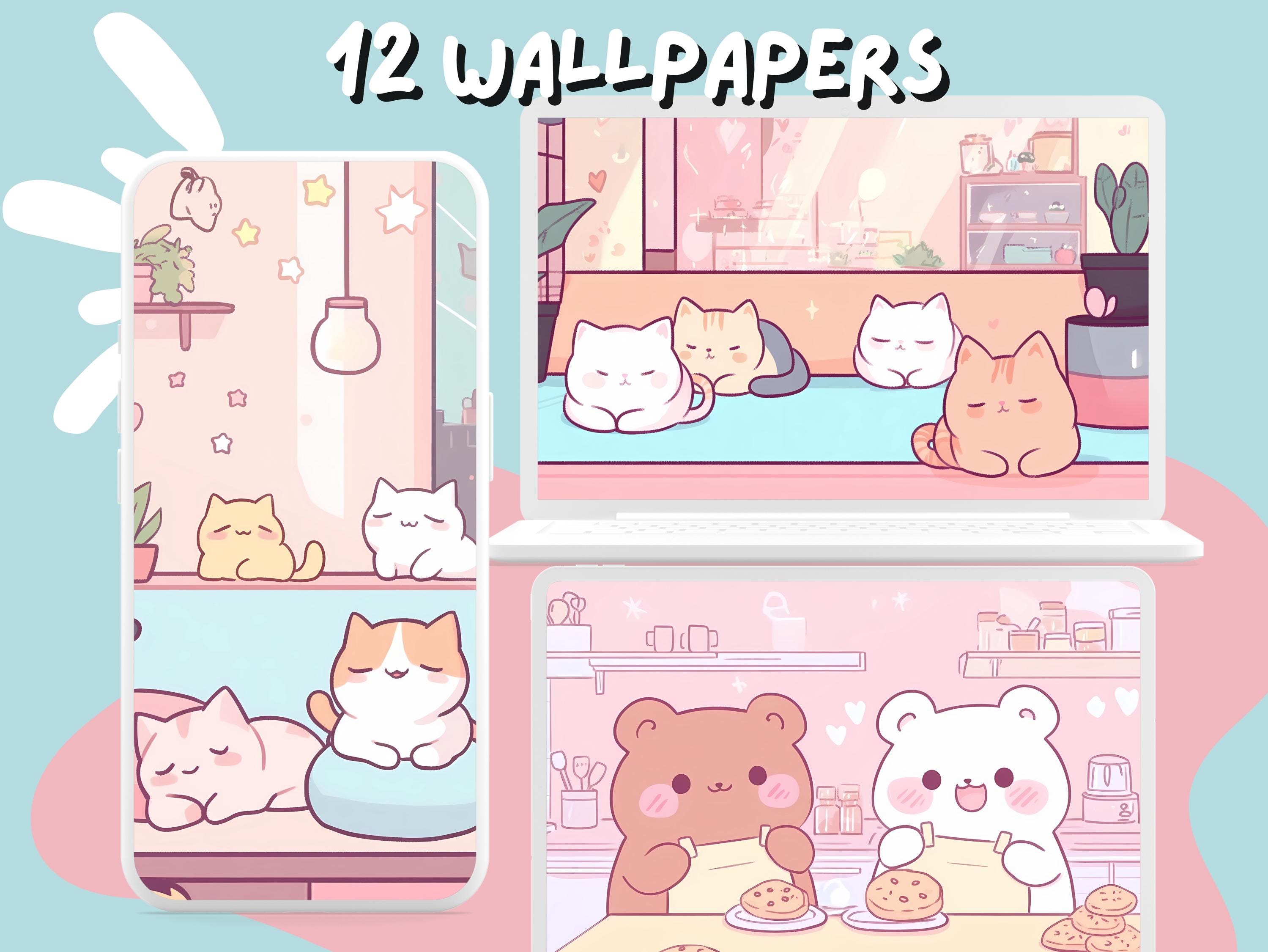 Kawaii Animals Cutie Wallpapers Cute Wallpapers Blue Cat Bunny kawaii-animals-cutie-wallpapers-cute-wallpapers-blue-cat-bunny