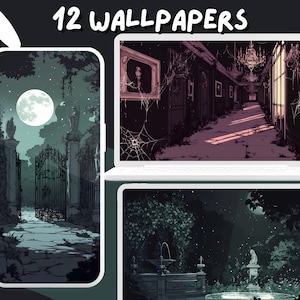 Evening Serenity Gothic Wallpapers Dark Academia wallpaper Horror Lofi Book desktop Wallpaper Phone Wallpaper aesthetic cottagecore Cozy