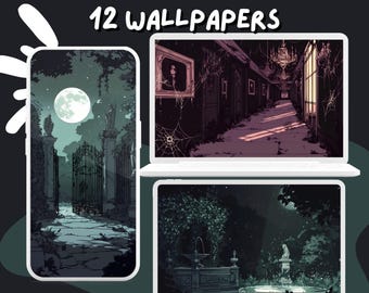 Evening Serenity Gothic Wallpapers Dark Academia wallpaper Horror Lofi Book desktop Wallpaper Phone Wallpaper aesthetic cottagecore Cozy