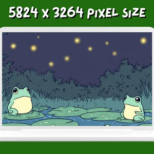 Dark Night Frog Wallpapers Aesthetic Pastel Whimsical Wallpapers ...