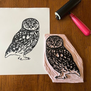 Bookmark - Burrowing Owl - Birch wood Bookmark - Burrowing Owl - Birch wood