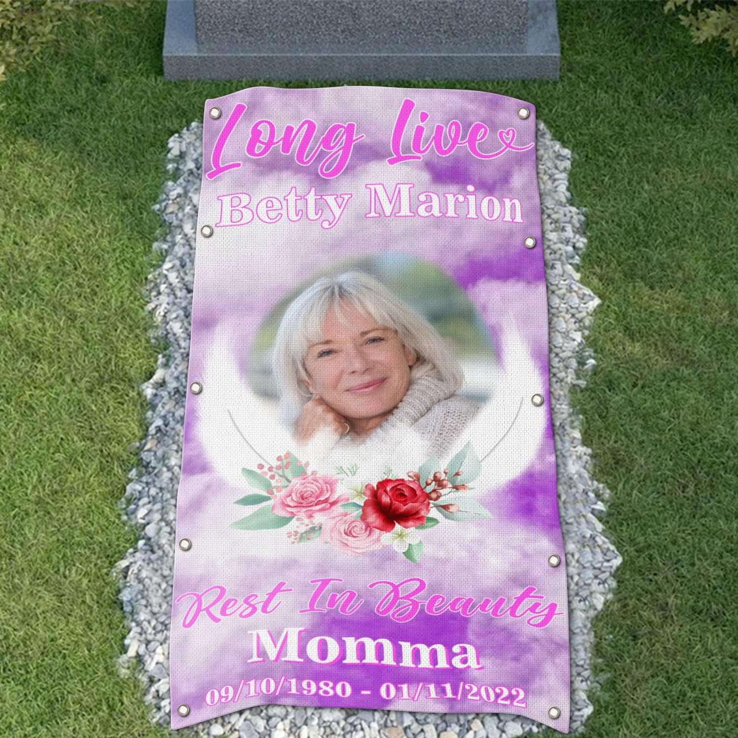Custom Grave Blanket Custom Memorial Grave Blanket In Loving Memory Il Fullxfull.5951370517 87s7