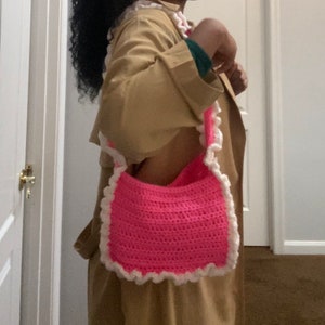 Ruffle purse