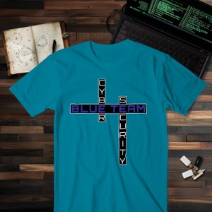Blue Team Unisex Hacker Cyber Security Networks IT Information Technology Cybersec Red Team Computers Infrastructure it tshirt