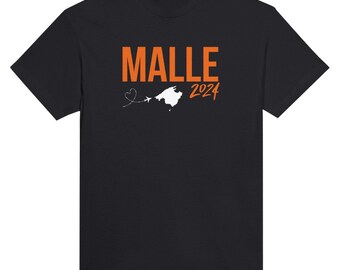 Malle 2024 - T-Shirt - Unisex - Mallorca Urlaub Tshirt