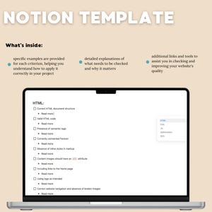 Notion template