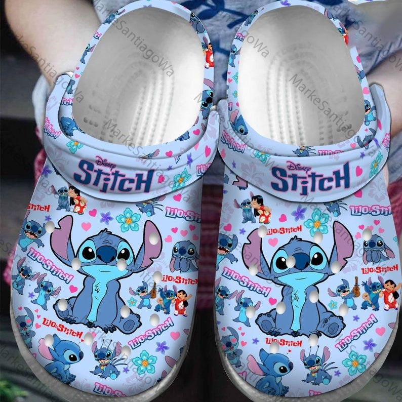Stitch Clogs, Stitch Slippers, Personalized Clogs
