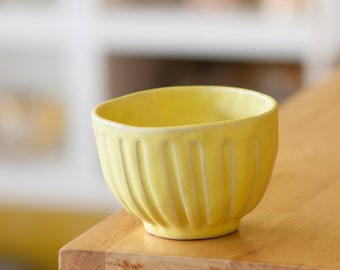 Matte yellow chawan,Coffee cup,matcha cup,Tea Cups,Handmade Pottery,latte cup,matte yellow cup,chawan