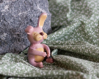 Ceramic rabbit sculpture, Handmade rabbit figurine,Ceramic bunny,Hare,Rabbit,Cony,cute rabbit,gift