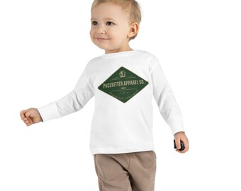 PacesetterApparelCo Dimond Logo1 Kleinkind Langarm T-Shirt