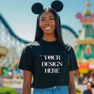 Magic Castle Shirt Mockup: Bella 3001, Comfort Colors (JPEG)