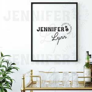 Bar Cart Art Mockup Stylish Frame Template for Retro Interior Perfect for Home Decor Digital Download Vintage Bar Cart Mockup Elegant Poster