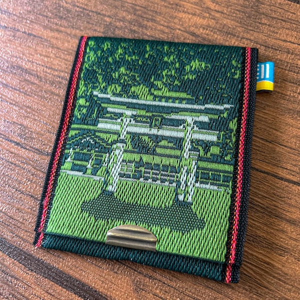 Wallet-COIN purse in honor of MIYAJIMA Shrine, made in OKAYAMA.
