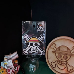 Stickers ONE PIECE - Stickers face B de haute qualité, importés du Japon - Thousand Sunny, fête de la fête et drapeau