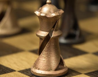 Chess Piece Queen made of cast Bronze