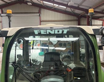 Fendt Tractor Cab Sunstrip Window Windscreen Sticker Decal Vinyl Farmer