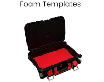 Milwaukee Packout Box Foam Insert Template DXF