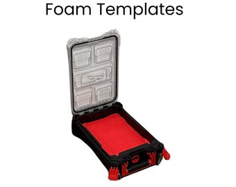 Milwaukee Packout Compact Organizer Foam Insert Template DXF