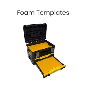DeWalt TSTAK Combo Kit Skuminsatsmall DXF – Mönster för verktygsorganisering