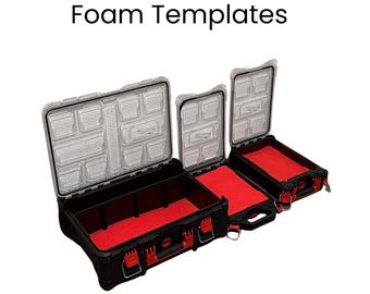 Milwaukee Packout Foam Templates DXF – Compact Organiser Slim Deep Set