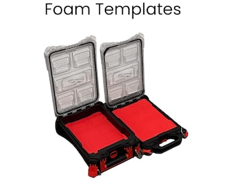 Milwaukee Packout Compact Organiser Foam Templates DXF – 2-Pack Set