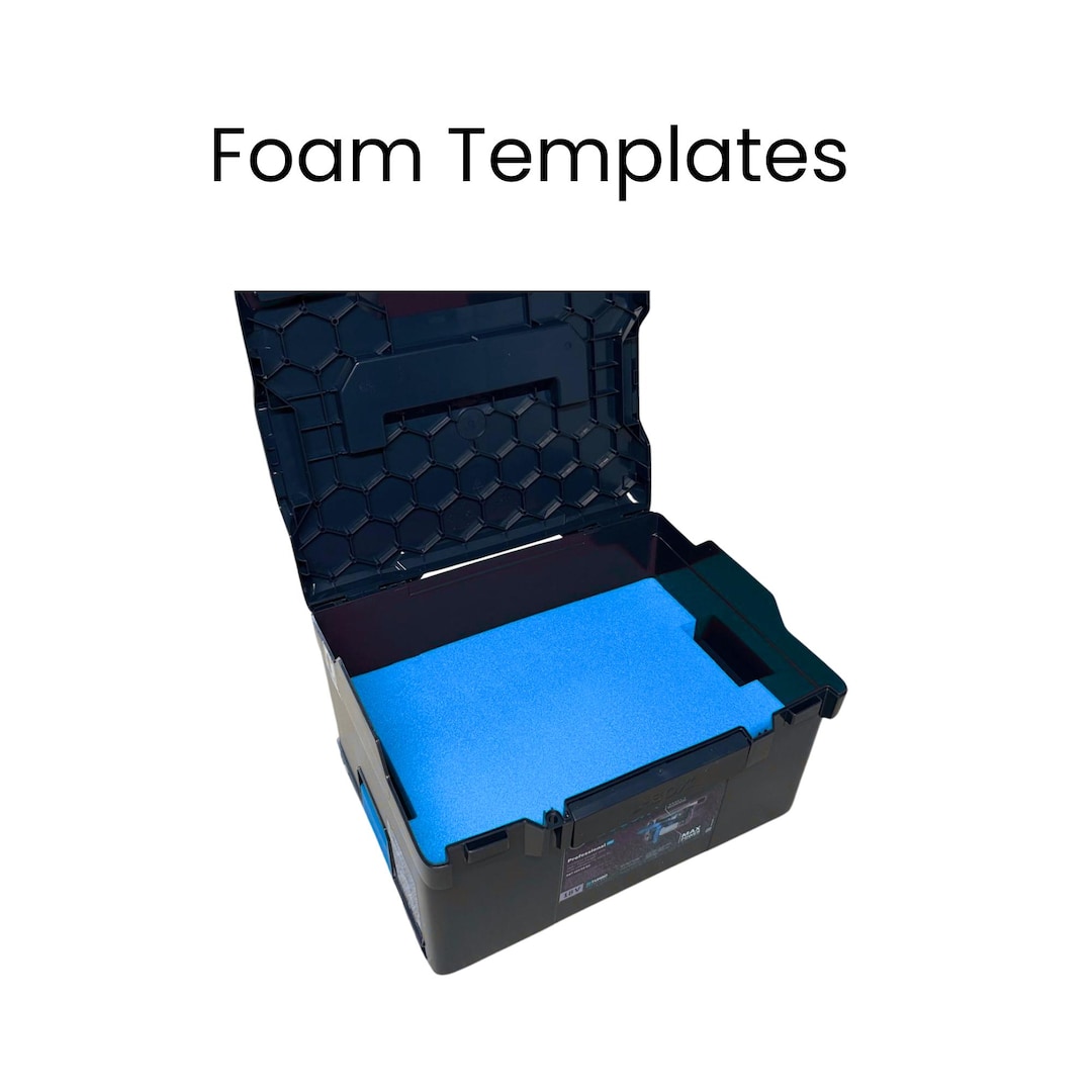 Bosch L-BOXX 3 Foam Insert Template DXF – Tool Organiser Pattern - Etsy ...