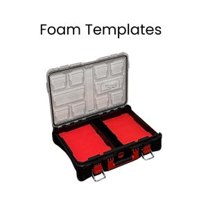Milwaukee Packout Organizer Foam-inzetsjabloon DXF